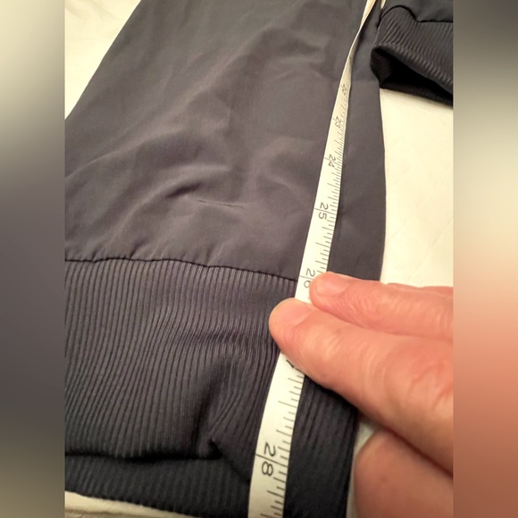 ❤️ 2 /$30 ❤️Apana Medium Black track pants with two Side Pockets Elast. cuffs - Picture 10 of 10